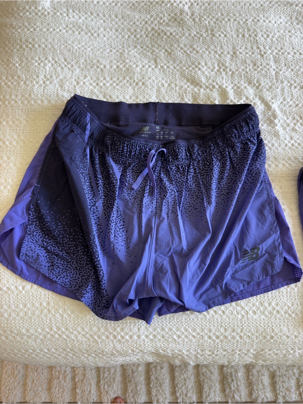New Balance Men's Purple Gradient Athletic Shorts & Tank Set - Picture 3 of 4